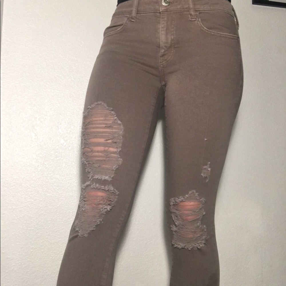 Pink jeans